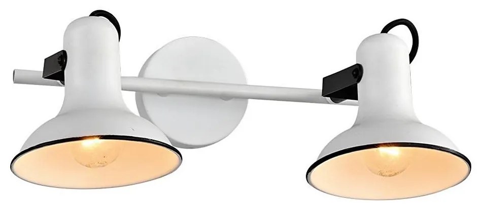 Prezent 75474 - Fali spotlámpa ANDORA 2xE14/40W/230V fehér