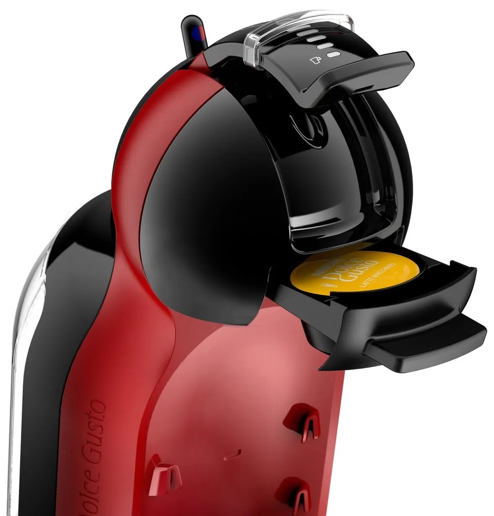Krups Kávéfőző, Dolce Gusto Mini Me, 1500 W, 15 bár, 0.8 L tároló űrtartalma, piros, fekete