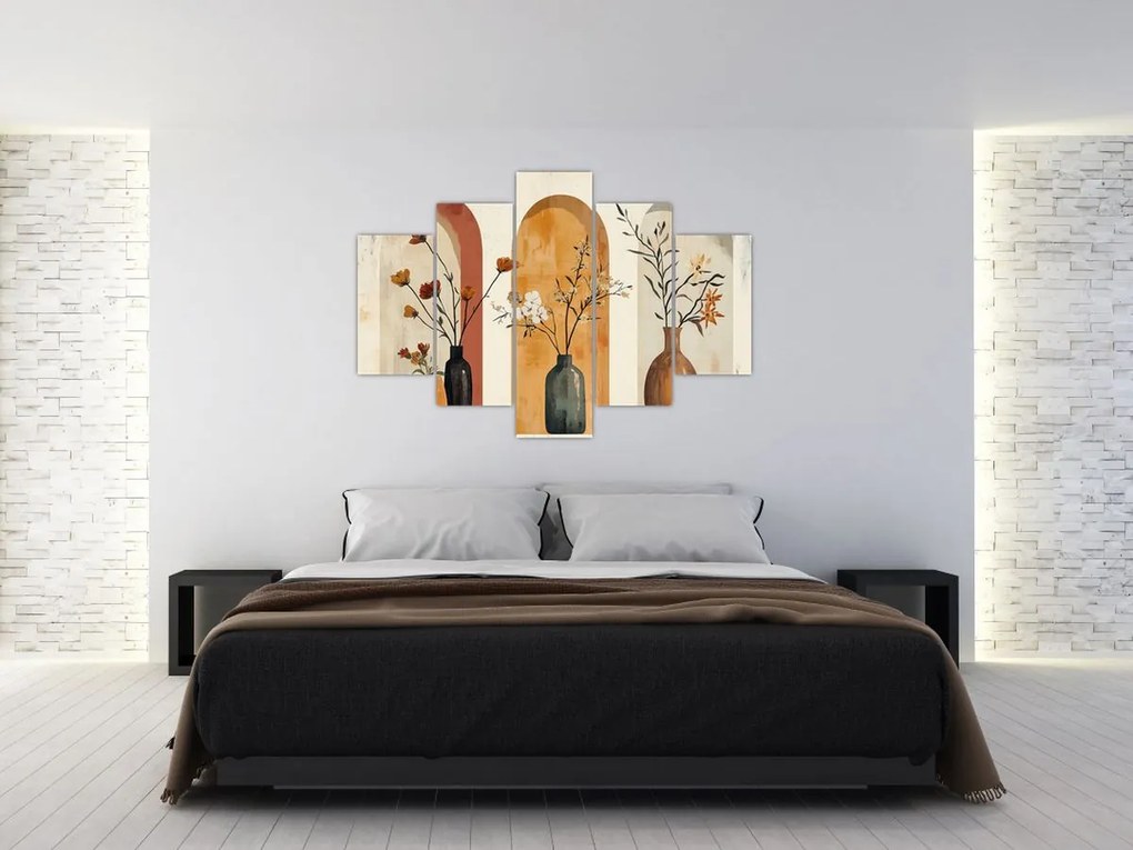 Kép - Vázák boltívekben (150x105 cm)
