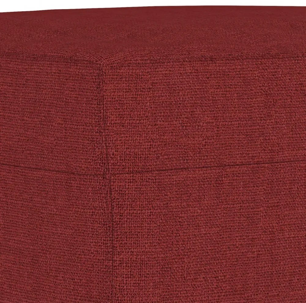 bordó szövet pad 100 x 35 x 41 cm