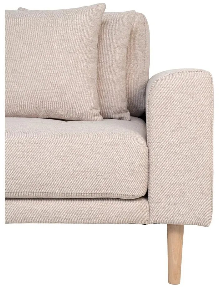 Lido bal ottomános kanapé, 4db párnával