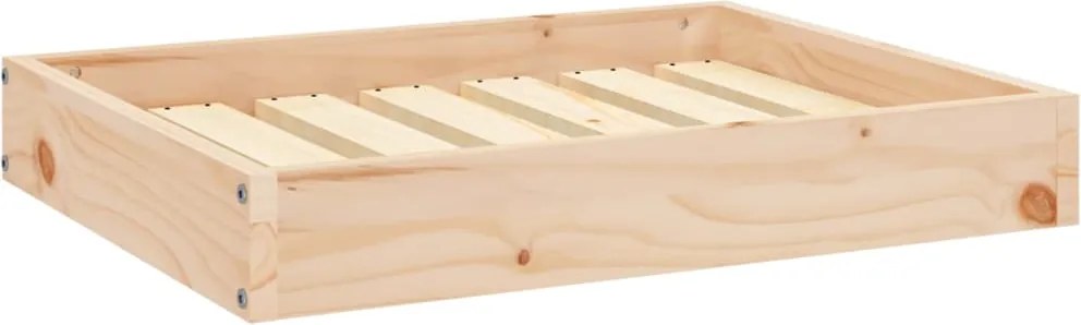 vidaXL tömör fenyőfa kutyaágy 61,5x49x9 cm