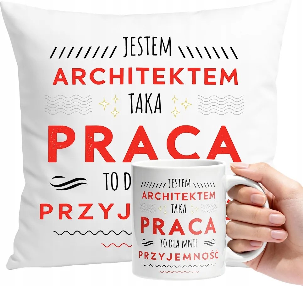 Bögre Párna Szett Építész Születésnap Ajándék Szöveg