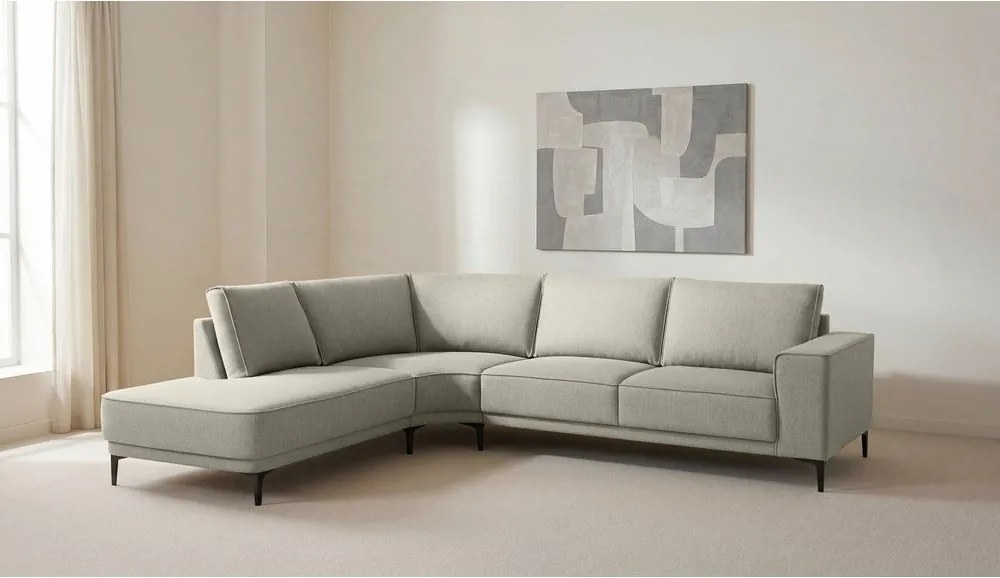 Világosszürke sarokkanapé (bal oldali) Copenhagen – Scandic
