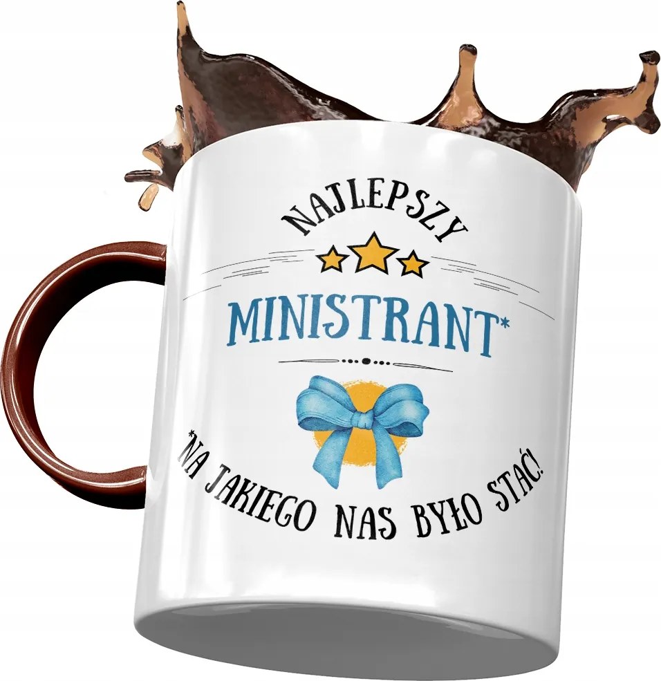 Bordó Bögre Ministránsnak A Legjobb Ajándék Nyomtatott Fotóval