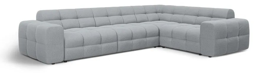 Szürke sarokkanapé (jobb oldali-L alakú) Kendal – Micadoni