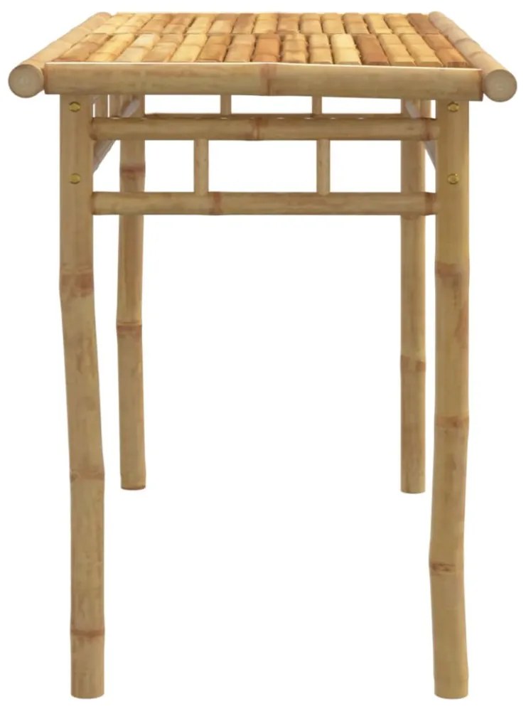 bambusz kerti étkezőasztal 110 x 55 x 75 cm