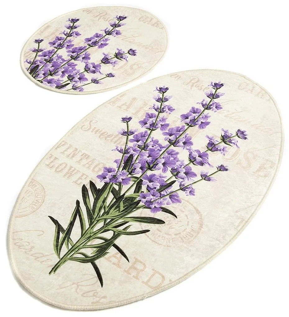 Fürdőszobaszőnyeg Szett (2 db) Lavender Djt