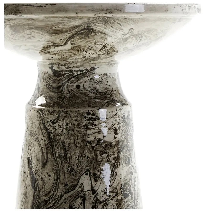 Kesbury szürke tárolóasztal, magasság 46 cm - Kave Home