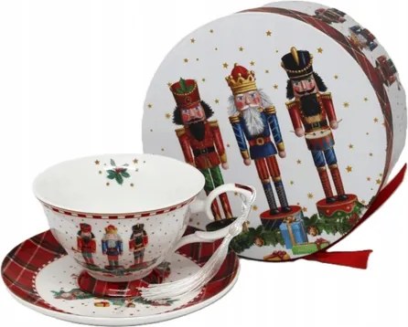 Karácsonyi Bögre Alátéttel 180 ml Karácsonyi Ünnepi Készlet