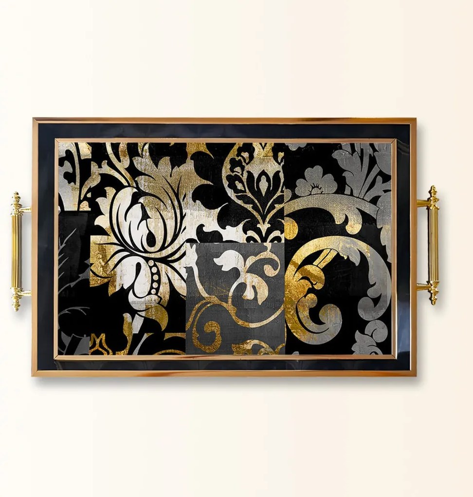 Üveg tálca, 38×24 cm – TPA9768