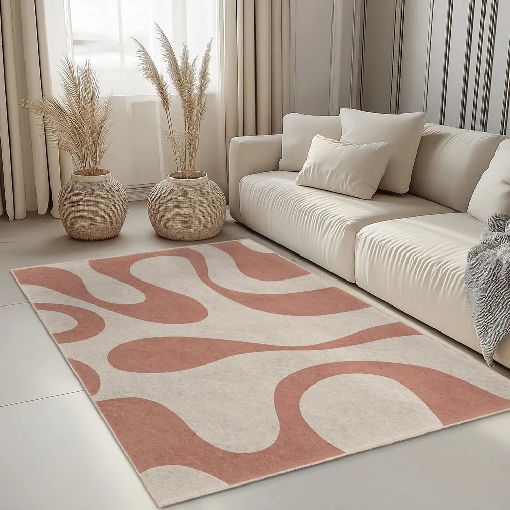 Rózsaszín mosható szőnyeg 80x150 cm Strawberry Latte – Mila Home