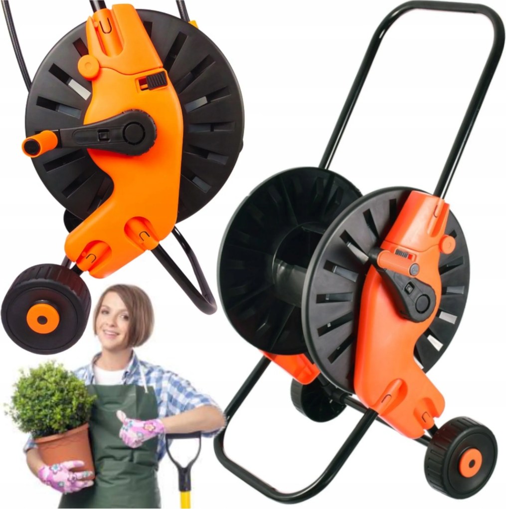 Kerti Tömlődob Tömlőcsévélő 60M 1/2 Csöpögésgátló