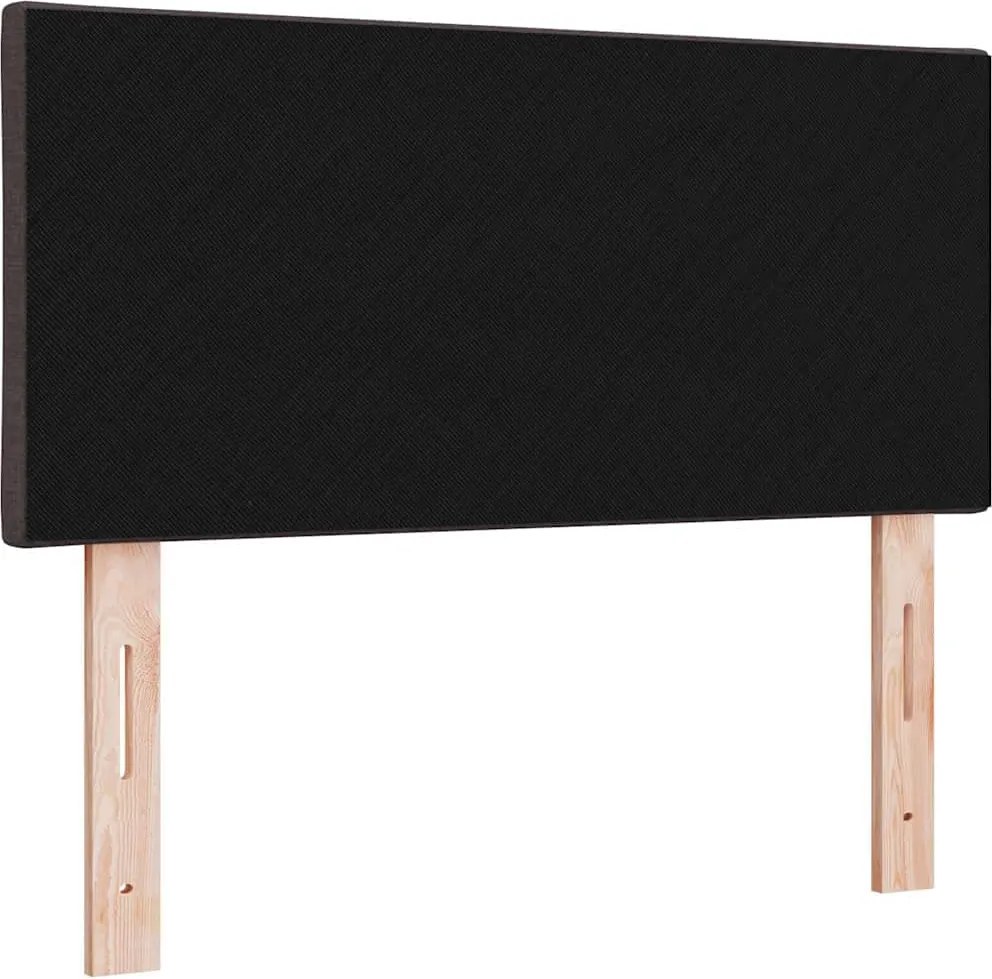 vidaXL Fejtámla Sötét Barna 100 cm szövet