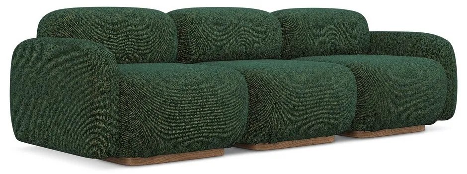 Sötétzöld moduláris kanapé 270 cm Ailani – Makamii