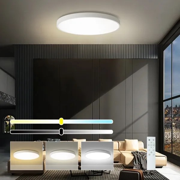 Brilagi - LED dimmelhető világítótest POOL SMART LED/100W/230V Ø 80 cm Wi‑Fi Tuya fehér + távirányító