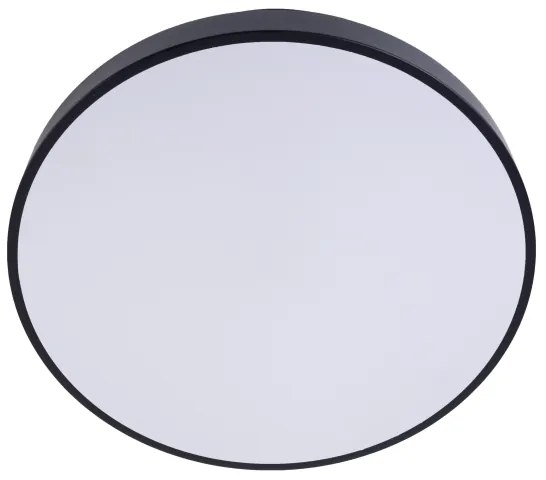 LED Dimmelhető mennyezeti lámpa LED/40W/230V 3000-6500K átm. 40 cm fekete + távirányító