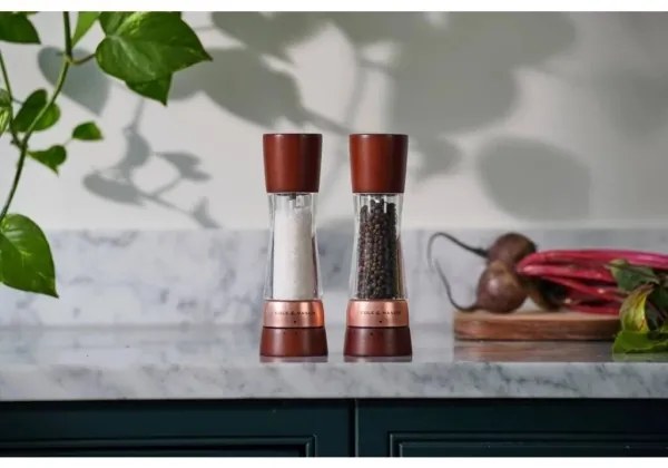 Cole&Mason - Só- és borsdaráló készlet DERWENT 2 db 19 cm bükkfa/barna