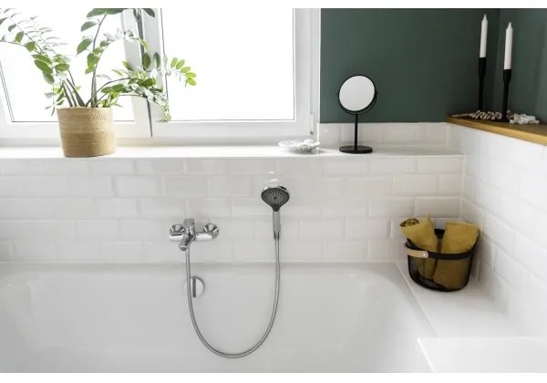 WENKO 24921100 - Zuhanyfej víztakarékos rendszer 12x12 cm fényes króm/szürke