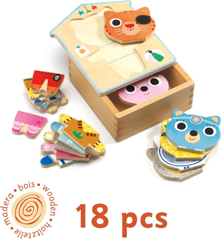 Képkirakó - Cirmike - Dressup - mix