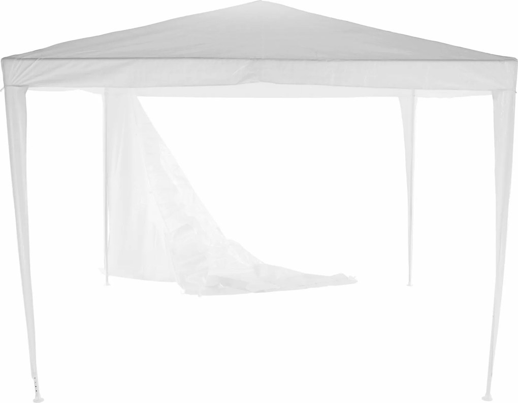Kerti partisátor, fehér, 3x3 m, TEKNO TYP 1