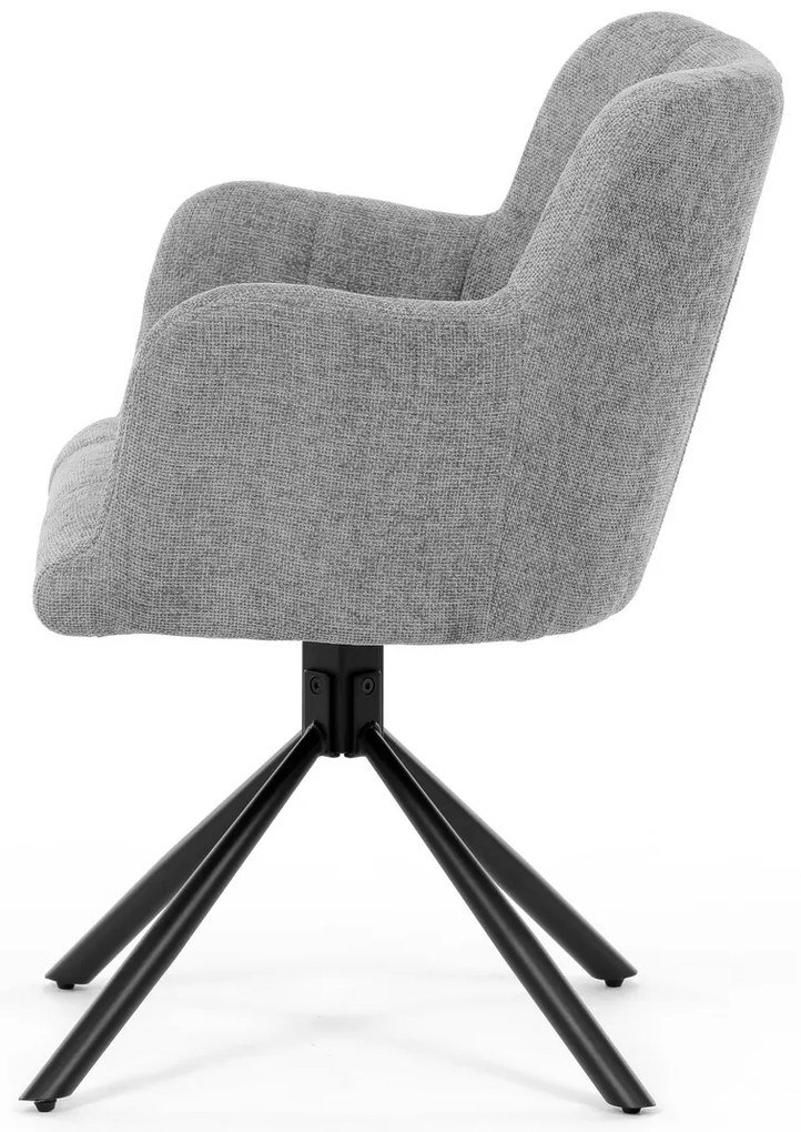 Étkezőszék szett visszatoló mechanizmussalDCH-T1122 GREY2, 2 db