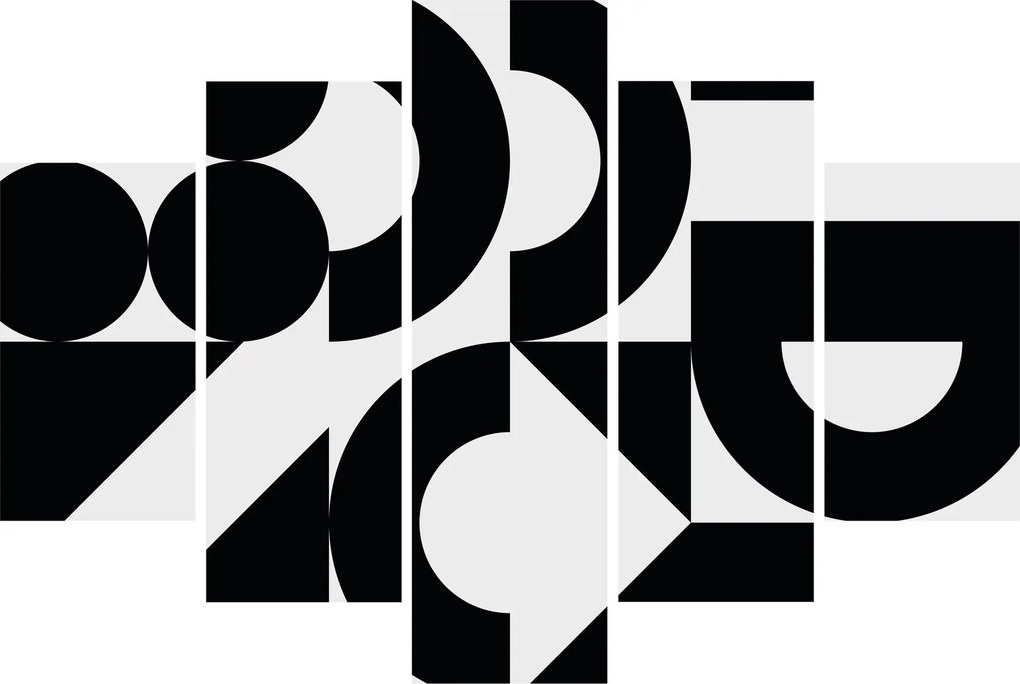 Kép - Geometriai absztrakció N⁰2 (150x105 cm)