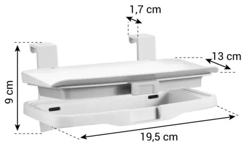 Tescoma FlexiSPACE felakasztható szemeteszsák -tartó