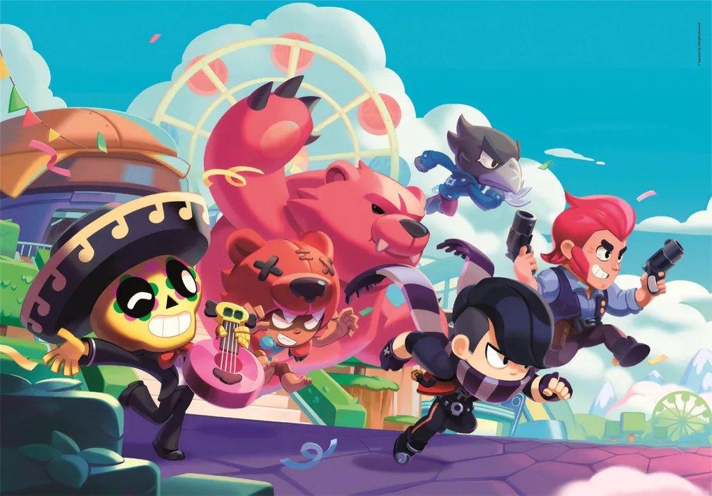 Brawl Stars Battle Rush 180 db-os puzzle Clementoni