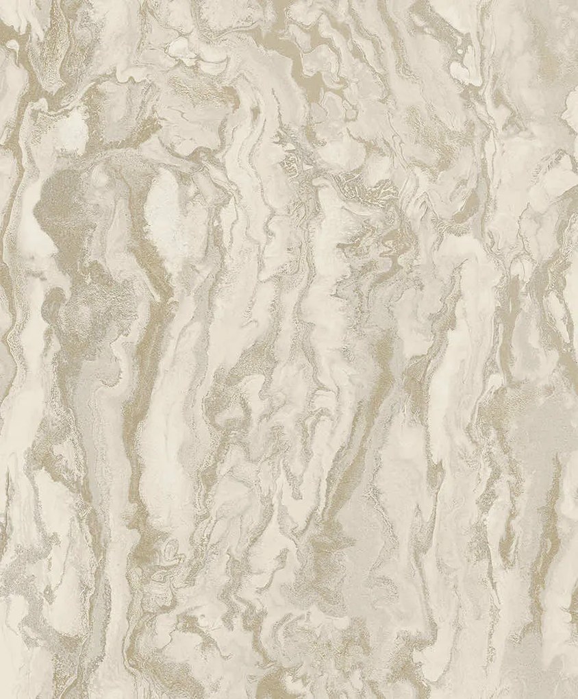 Holden Decor Essence Thassos Marble krém márvány mintás fémhatású vlies tapéta – 66332