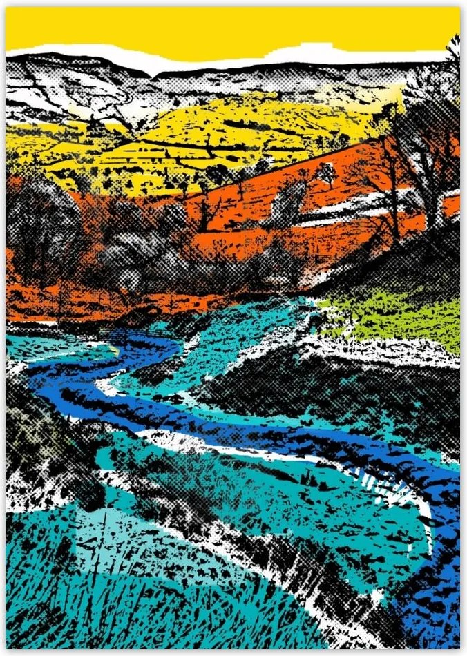 Poszterek A5 Pion Hegyi táj Tájkép