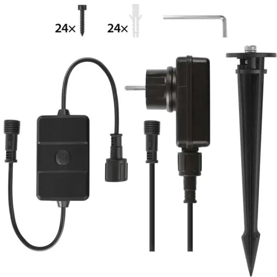 KÉSZLET 3x LED RGBIC Dimmelhető kültéri reflektor LED/14W/230V 3000-6500K IP65 Wi-Fi Tuya