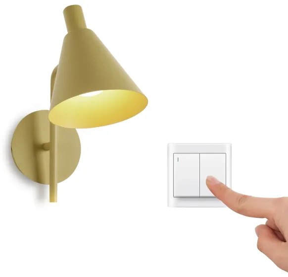 Brilagi - LED Fali lámpa LUCERA LED/3W/230V sárga