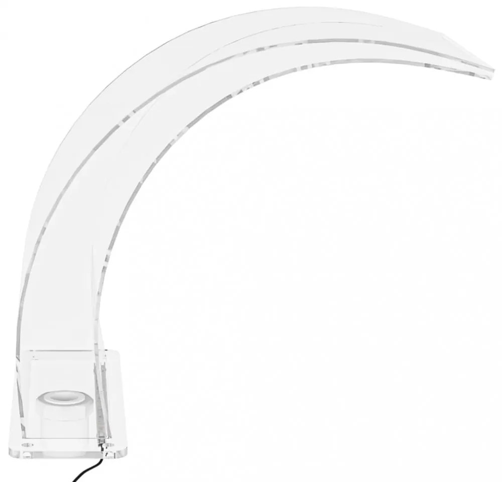 akril medenceszökőkút RGB LED-ekkel 50 cm