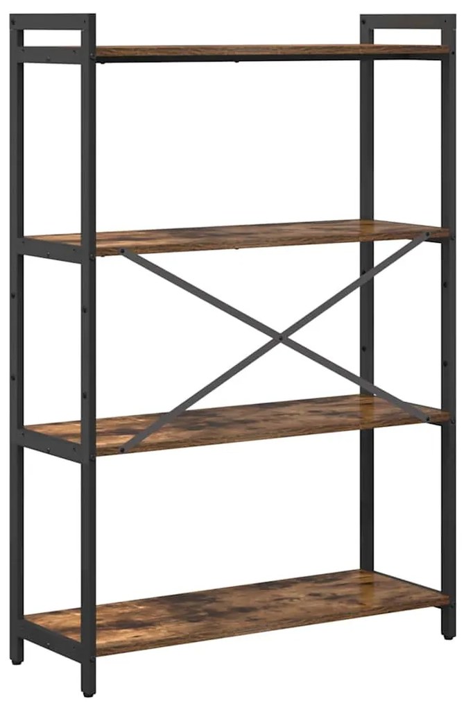 Könyvszekrény Füstölt tölgy 80 x 30 x 118 cm Faanyag
