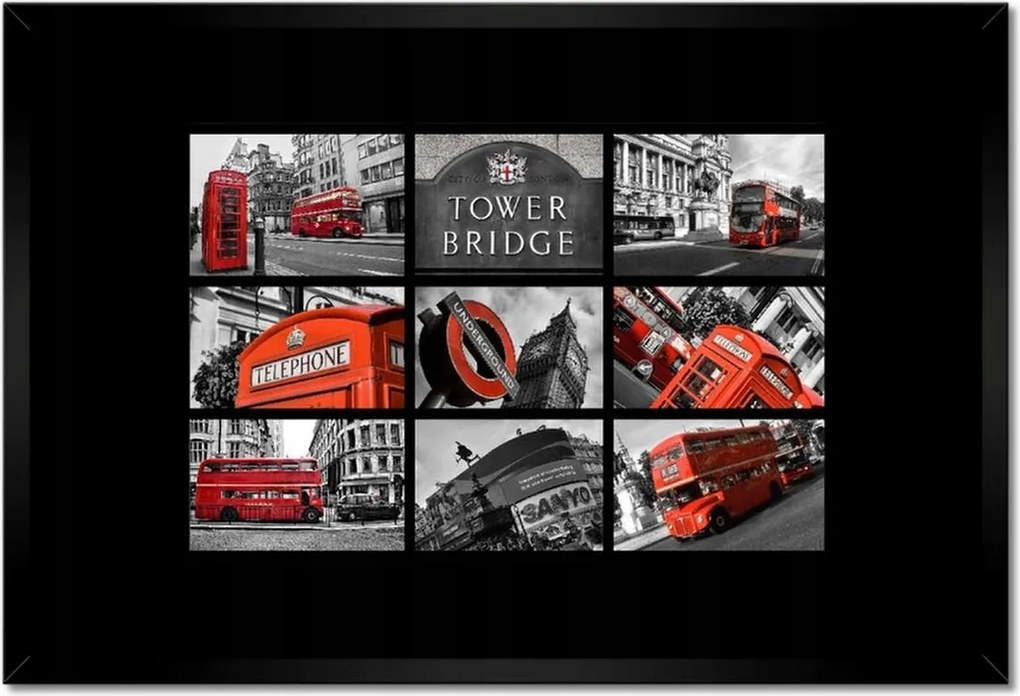 Poszterek keretben 60x40 Képek Londonból