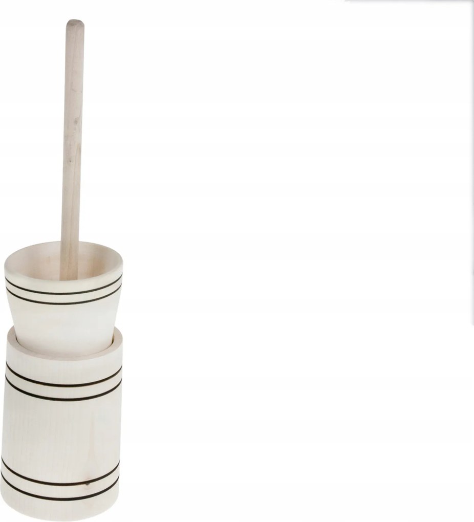 Fából készült vajtartó vaj készítés 0,2L