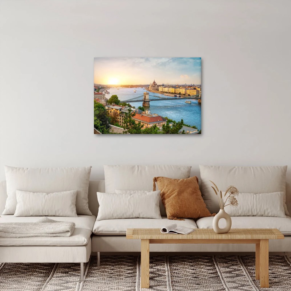 Budapest képe folyóval (70x50 cm)