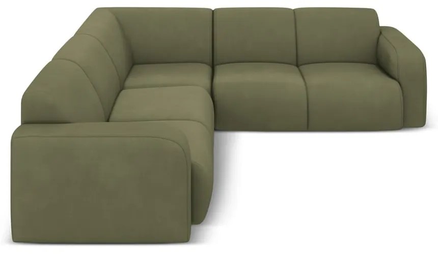 Világoszöld sarokkanapé (variálható-L alakú) Molino – Micadoni Home