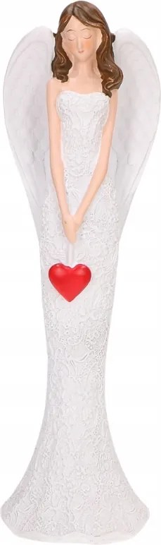 Angyal szívecskével 25cm