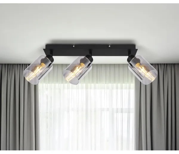 Globo 15465-3 - Spotlámpa HADERA 3xE27/15W/230V