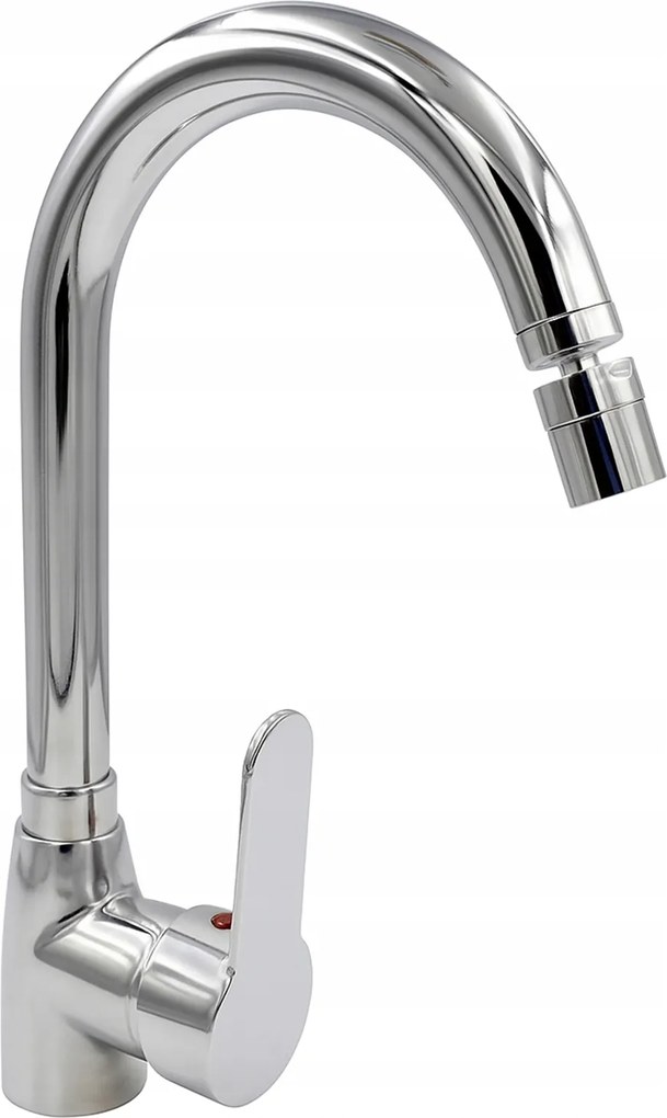 Konyhai Csaptelep Magas Forgatható 360° Mosogató Króm Perlátorral Asztali