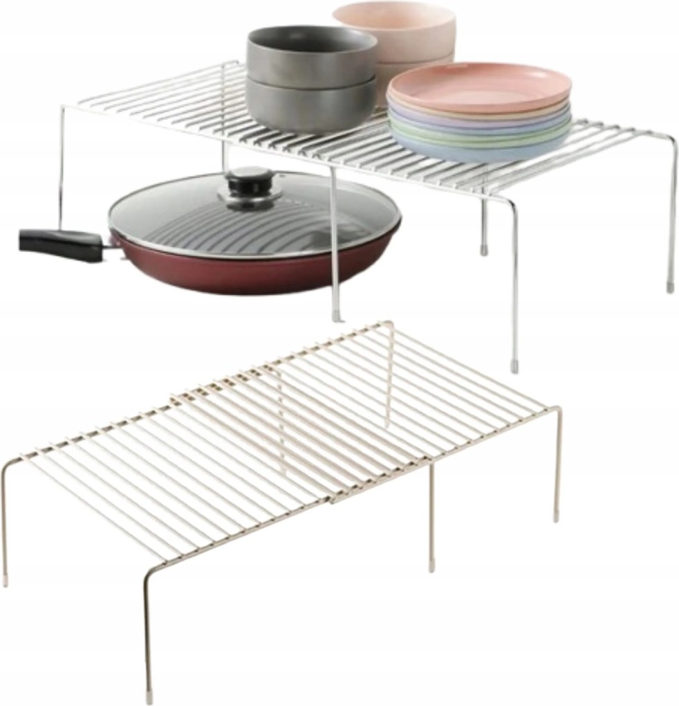 Beépíthető Polc Fehér Állítható Fém Konyhaszekrénybe 57 33 cm