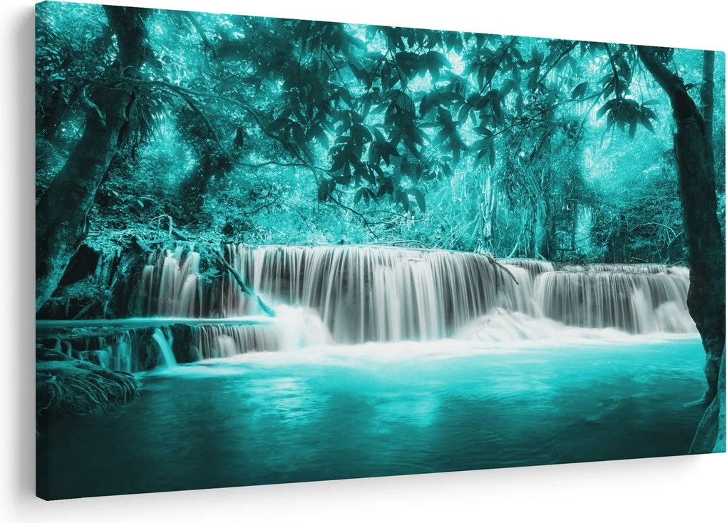 Kép - Kék vízesés (90x60 cm)