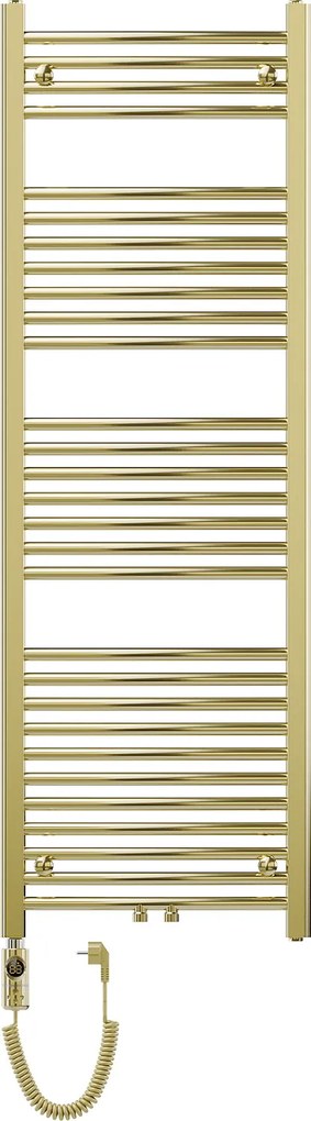 Mexen Ares, elektromos fűtőelem 1500x500 mm + fűtőrúd 600 W, arany fényes, W102-1500-500-2600-50