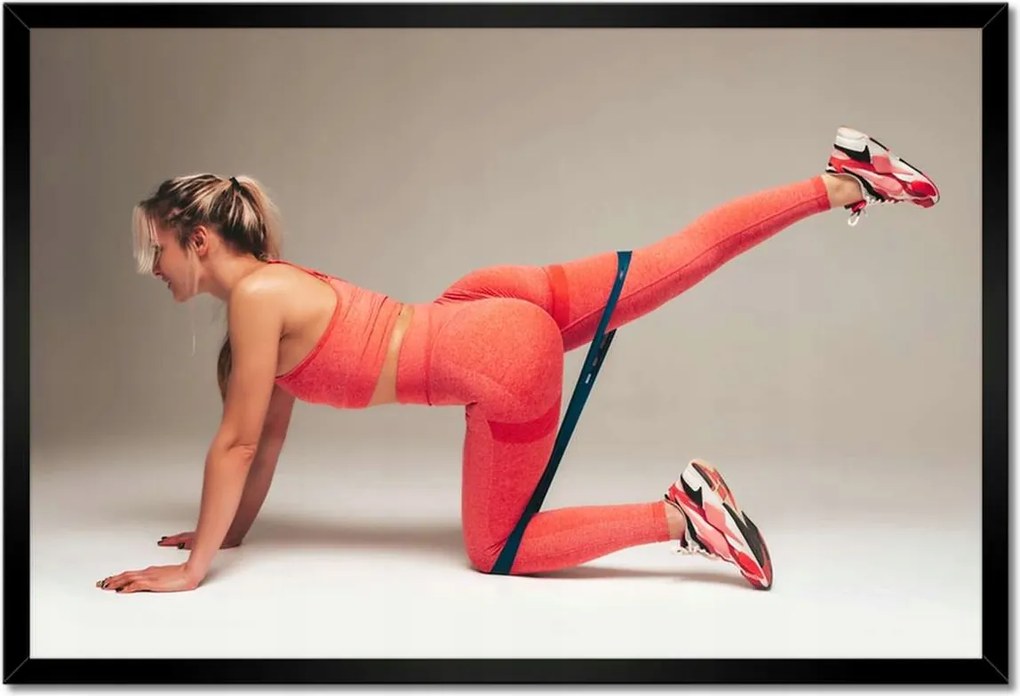 Poszterek keretben 60x40 Gyakorlatok gumival