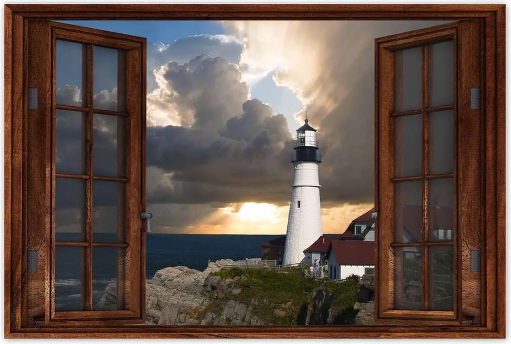 Poszterek 60x40 Világítótorony Tenger