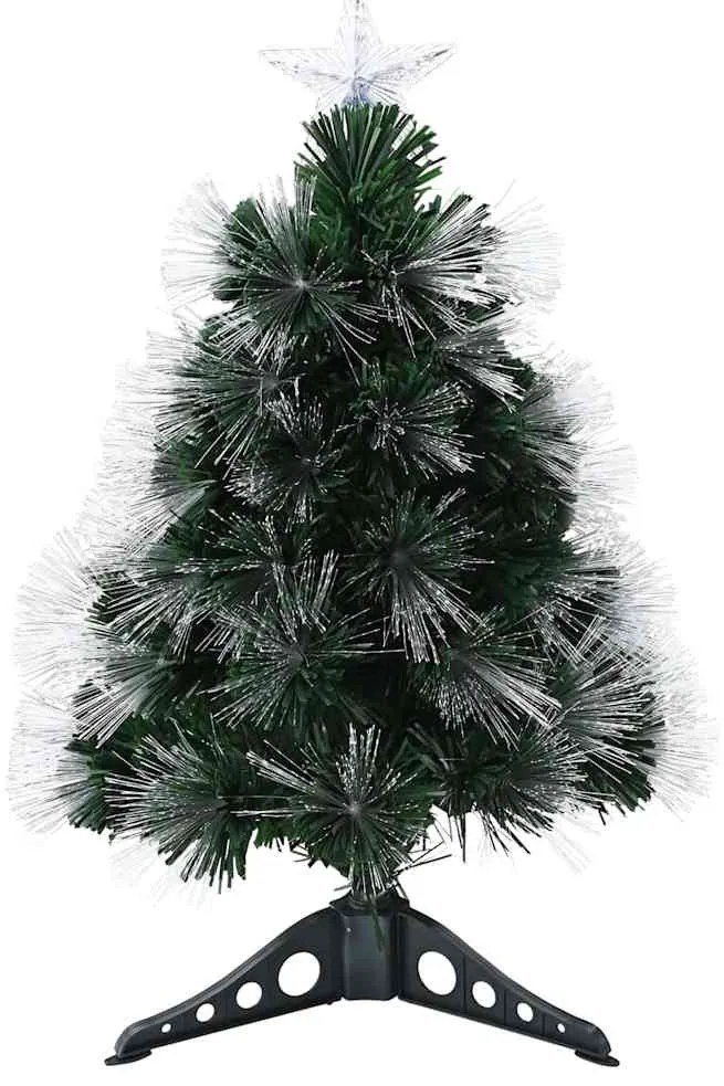 Mű karácsonyfa dekoratív vonós lámpákkal Zöld 64 cm PVC