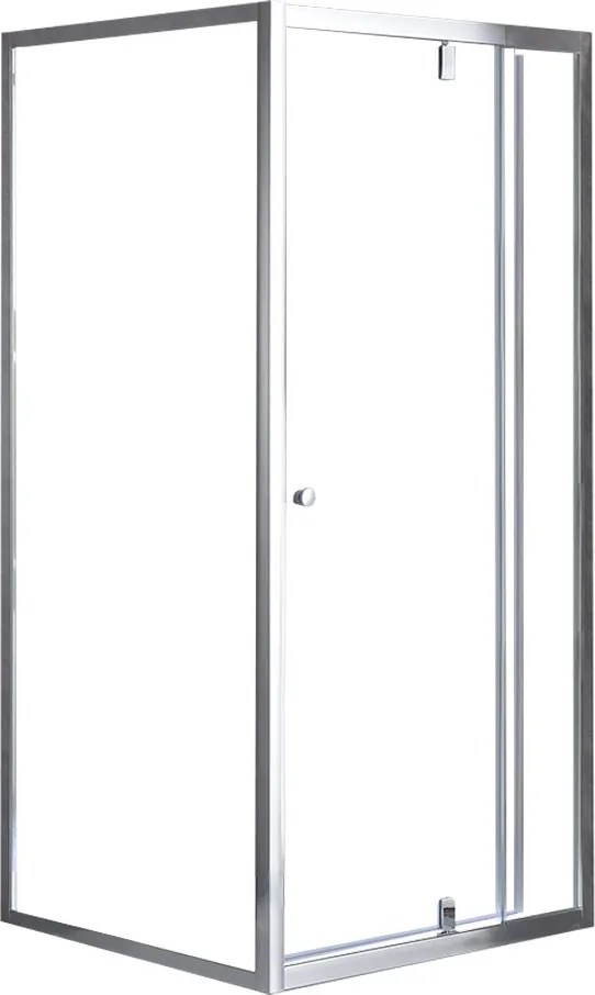 Flexi 80x80 cm falsíkra szerelhető szögletes zuhanykabin zuhanytálca nélkül