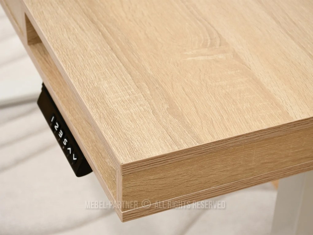 PC asztal Osto 120 (szonoma + fekete). 1109832